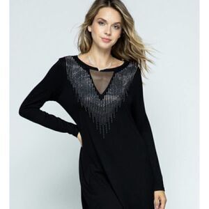 Vocal Women dress with STONES Small NWT